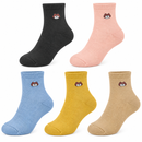 Women's Cartoon Face Crew Socks, Assorted Colours 331729 - One Size