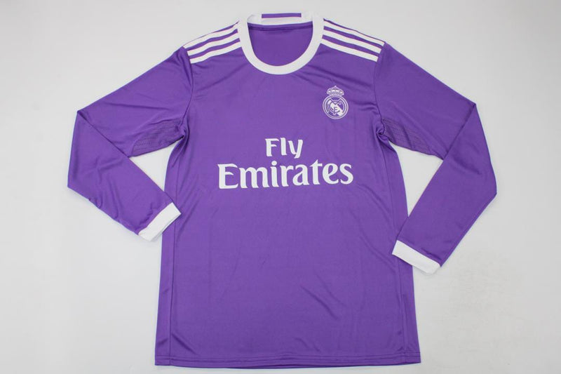 Real Madrid Away Long-Sleeve Football Shirt   62761 - TUZZUT Qatar Online Shopping
