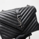 Chevron Quilted Leather Monogram Medium Bag Y10888 - TUZZUT Qatar Online Shopping