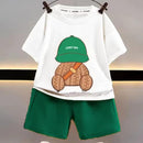 Children Summer Short Sleeve Clothes Set 2pcs Suit   1539713 - TUZZUT Qatar Online Shopping