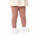 Girls’ Dusty Rose Ribbed Leggings 6092005596 – M