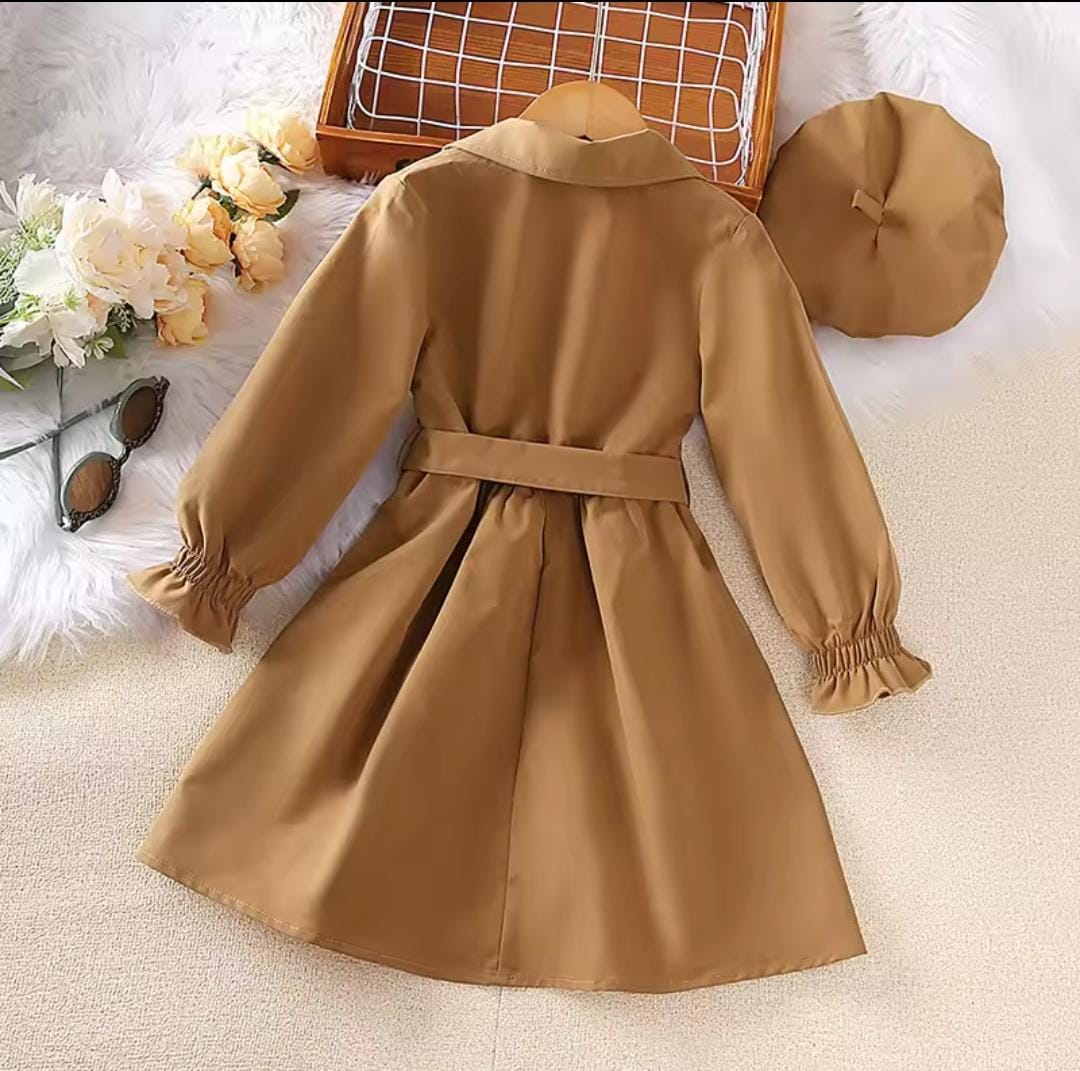 Girl Fashion Long Sleeved Hat and Belt Comfortable Dresses 1544410 Girl Fashion Long Sleeved Hat and Belt Comfortable Dresses 1544410