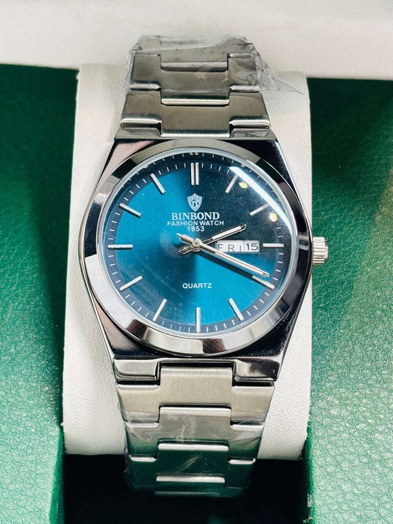 Men's Luxury Silver Stainless Watch W6552 - TUZZUT Qatar Online Shopping