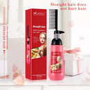 Straight hair combStraightener Hair Cream With CombHair straightening cream 150ml - Tuzzut.com Qatar Online Shopping