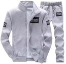 Men's Tracksuit Clothes Sportswear 2Piece Set Men Jacket Sweat pants   T487520 - TUZZUT Qatar Online Shopping