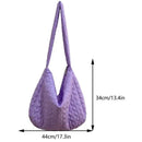 Quilted Quilted Crossbody Bag for Women Crossbody Bags Pleated Tote Bag 491977 - TUZZUT Qatar Online Shopping