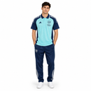 Size- 2XL Men's Aqua & Navy Football Training Set – Polo Shirt and Track Pants MF 1898