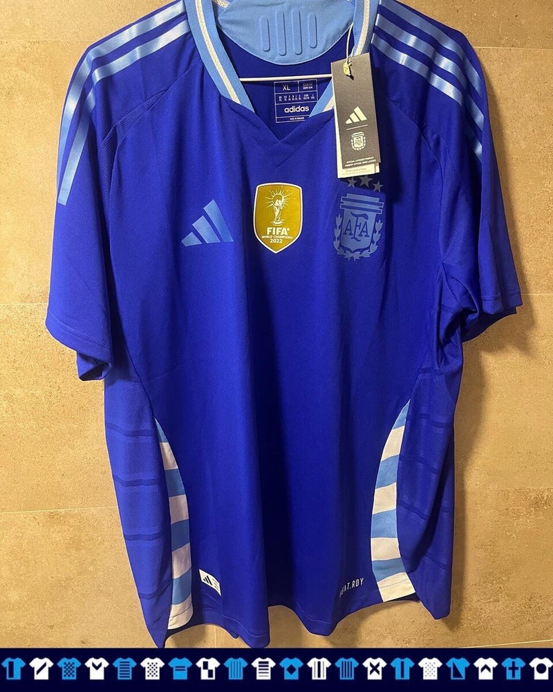 Authentic Argentina 2024 World Champions Heatrdy Football Shirt 3🌟XL  603701 - TUZZUT Qatar Online Shopping