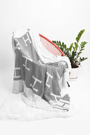 Wool Cashmere Avalon Blanket BL1009 - TUZZUT Qatar Online Shopping