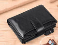 Blocking PU Leather Wallet for Men Male Coin Purse Card Holder Money Bag Zipper    2001 - TUZZUT Qatar Online Shopping