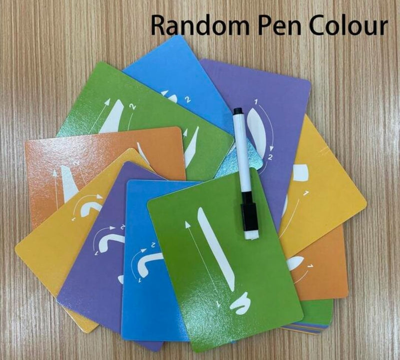 Arabic Alphabet Reading and Writing Practice Cards for Kids 1528166 - TUZZUT Qatar Online Shopping