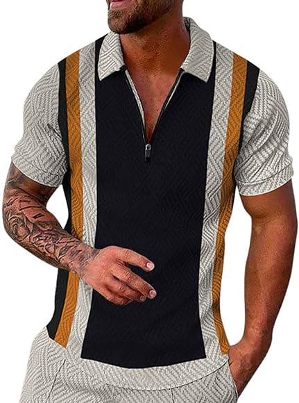 Fashion Men's Casual Tshirt Man Tracksuits Print short Sleeve Shirt Loose Suit For men Summer Hawaii Outfits Sets Two Piece Top and Shorts Set sweatshirt 2XL X4163136 - Tuzzut.com Qatar Onlin