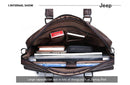 Men's Business Hot Large Capacity Leather Briefcase Laptop Bag B-221064 - TUZZUT Qatar Online Shopping