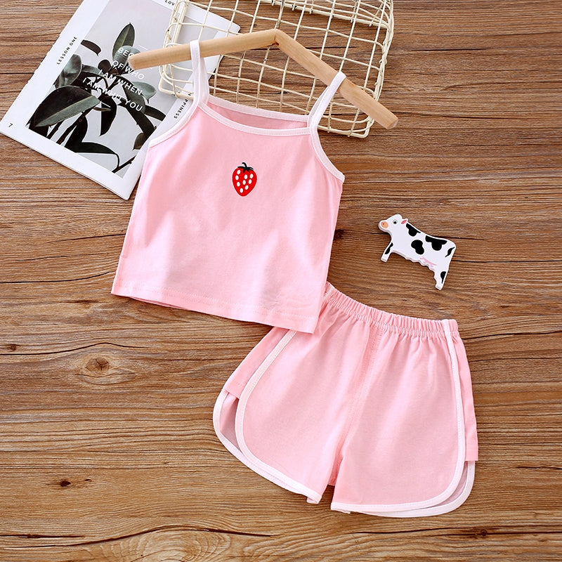 Summer toddler kids girls' cloth outfits sets 1654862 - TUZZUT Qatar Online Shopping