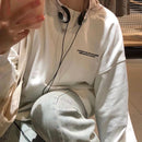 Women's Long Sleeve Letter/Number Sweatshirts & Hoodies 507355 - M - TUZZUT Qatar Online Shopping