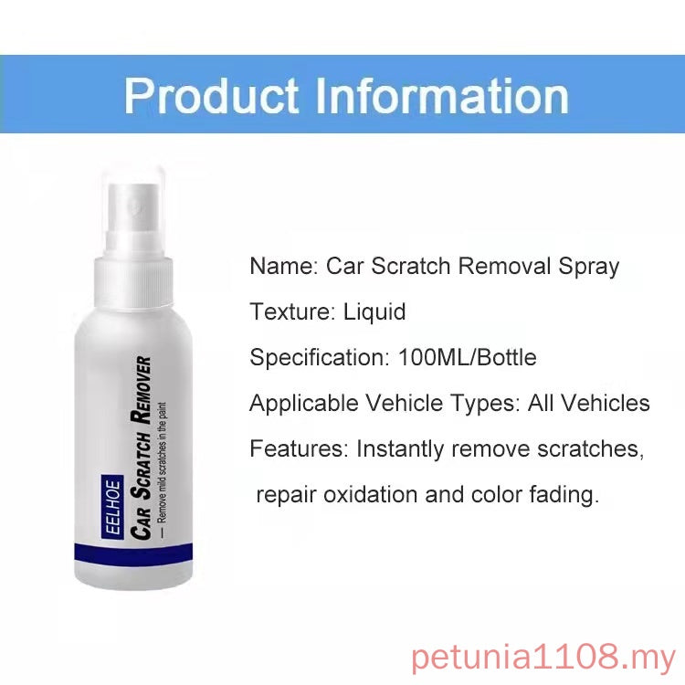 100Ml Car Scratch Removal Nano Spray Spray Ceramic Coating Auto Scratches Restore - Tuzzut.com Qatar Online Shopping
