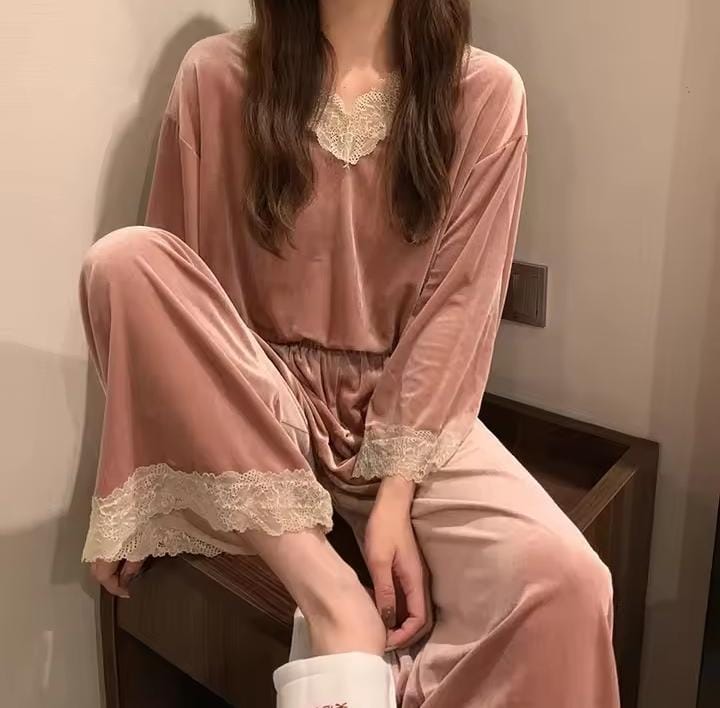 Women's Loose Pants Ladies Pajamas Homewear Suit 429751 Women's Loose Pants Ladies Pajamas Homewear Suit 429751