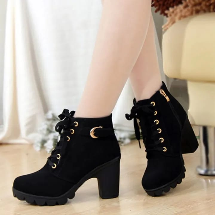 British Style High Heels Ankle Boots 888 British Style High Heels Ankle Boots 888