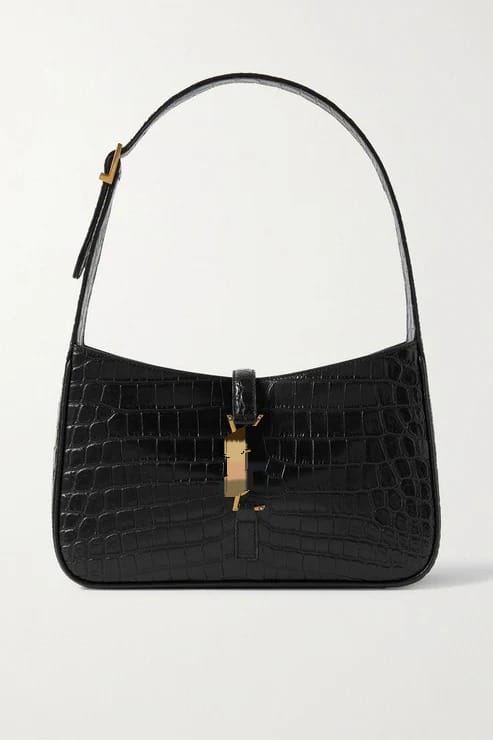 Crocodile Texture Hobo Bag 5803248 - TUZZUT Qatar Online Shopping