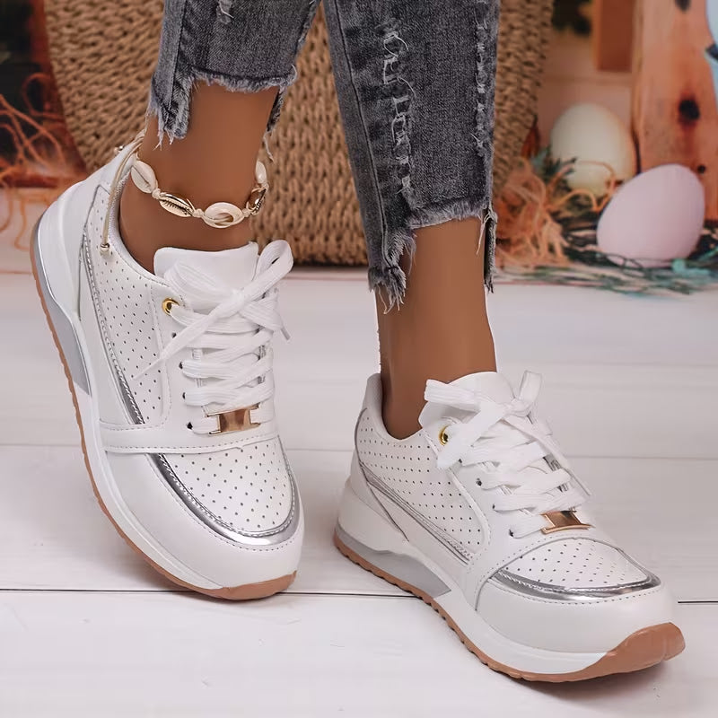 Breathable Thick Soled Casual Sneakers 4009