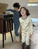 Children Full Print Round Neck Two-piece Pajamas Set   1525267 - TUZZUT Qatar Online Shopping