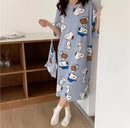 Snoopy Sleepwear Cartoon Summer Spring Women's Loungewear   1561912 - TUZZUT Qatar Online Shopping