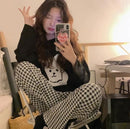 Women Long Sleeve Pajamas Set 2 Pieces Comfort Homewear   588012 - TUZZUT Qatar Online Shopping