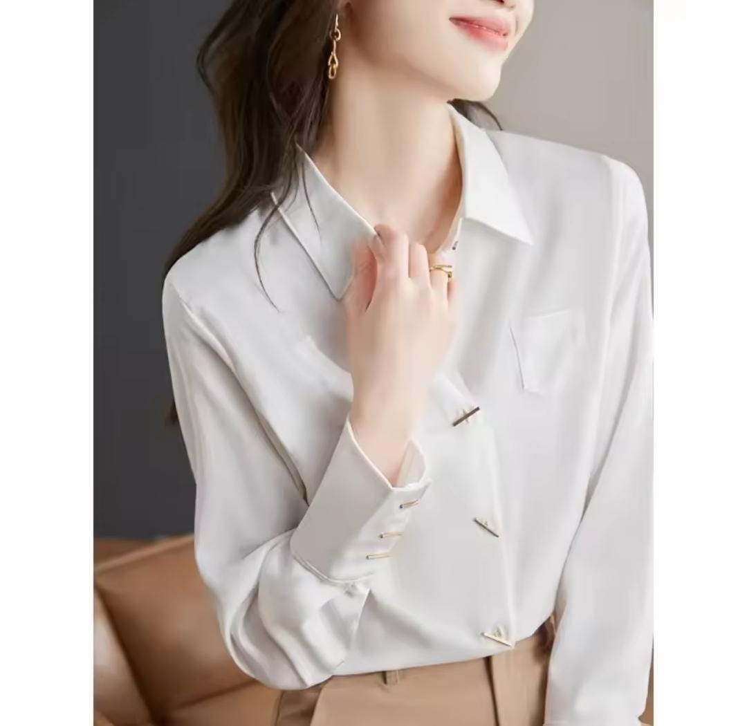 Women Long Sleeve Button-Up Fashion Shirt S4931171 Women Long Sleeve Button-Up Fashion Shirt S4931171