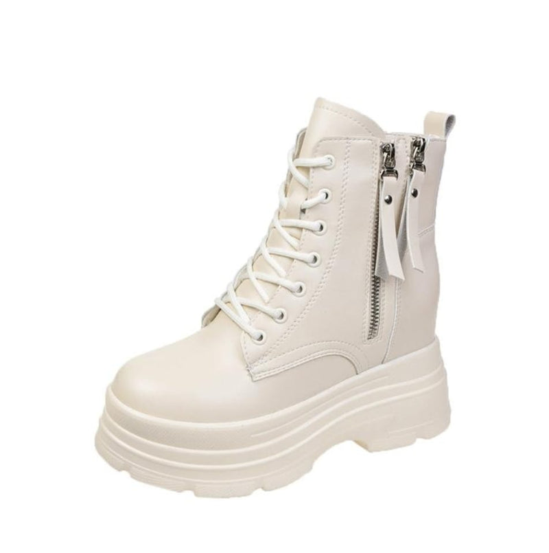 Women Platform Ankle Boots 6774 - TUZZUT Qatar Online Shopping