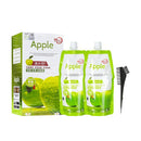 Apple 96 Natural Black Hair Dye Ammonnia Free Hair Colour Cream (500ml* 2) Pack - TUZZUT Qatar Online Shopping