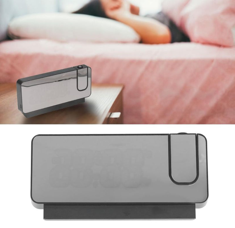 LED Mirror Electronic Clocks Digital Alarm Clock High Sensitivity Sensor for Home Office Bedroom X4480931 - Tuzzut.com Qatar Online Shopping