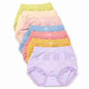 7Pcs Women’s High-Waist Lace-Trim Briefs wan303