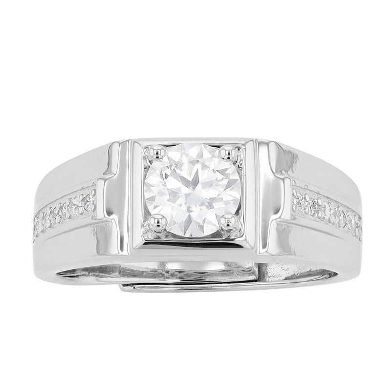 Women Fashion Silver Diamond Stone Ring 523167 - TUZZUT Qatar Online Shopping