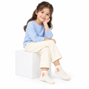 One Size Kids’ Cat Design Ankle Socks 65049 – 5 Pairs