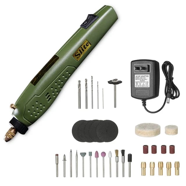 Slite Micro Carving Machine For Jade Small Grinders Diy Wood Grinding Mini Electric Drill Polishing Accessories S1637568 - Tuzzut.com Qatar Online Shopping