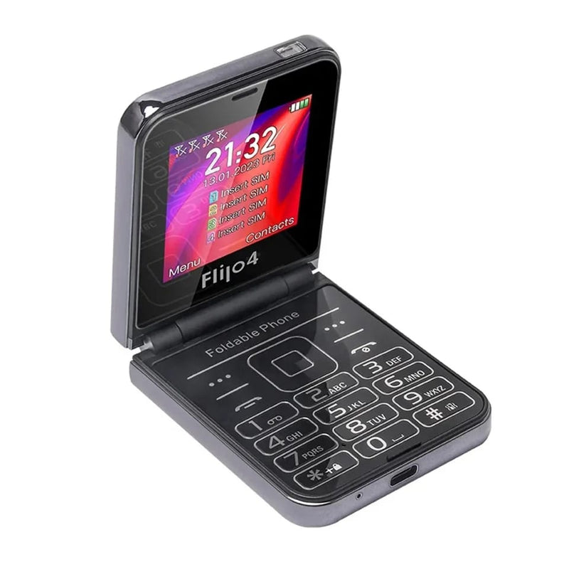 Flip Senior Cellphone, Flip Mobile Phone, Big Clear Sound Cellphone Built in LED Flashlight