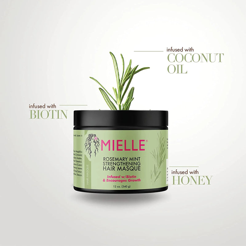 Mielle - Rosemary Mint Strengthening Hair Masque 340g