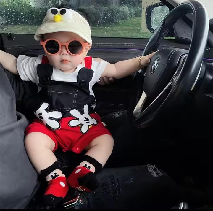 Newborn Baby Boy Short Sleeve Romper   S5074770 - TUZZUT Qatar Online Shopping