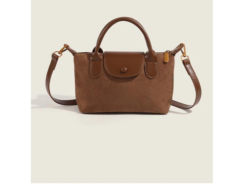 Women PU Shoulder Bag, Stitched Handbag with Brooch   472783 - TUZZUT Qatar Online Shopping