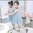 Kids Sleeveless Floral Vest Dress   540212 - TUZZUT Qatar Online Shopping