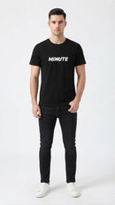 MINUTE Black Tshirt TS07