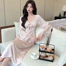 Women 's Long Sleeve Night Dress XL 539348 - TUZZUT Qatar Online Shopping