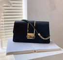 Chain Buckle Shoulder Bag For Women Square Material Outings Square Bag  417799 - TUZZUT Qatar Online Shopping