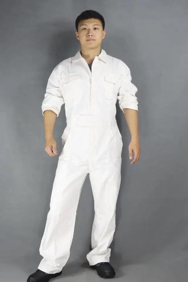 Men cotton work jumpsuit Repairman tooling one piece pants plus L 070103356