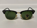 Clubmaster Classic Black Frame Green Lens Sunglasses S00032376 - TUZZUT Qatar Online Shopping