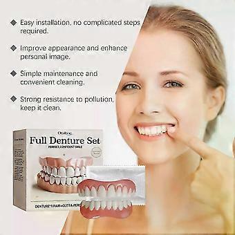 Silicone Reline Denture Set, Denture Repair Kit, Soft Denture Reline Kit for Men and Women Silicone Reline Denture Set, Denture Repair Kit, Soft Denture Reline Kit for Men and Women