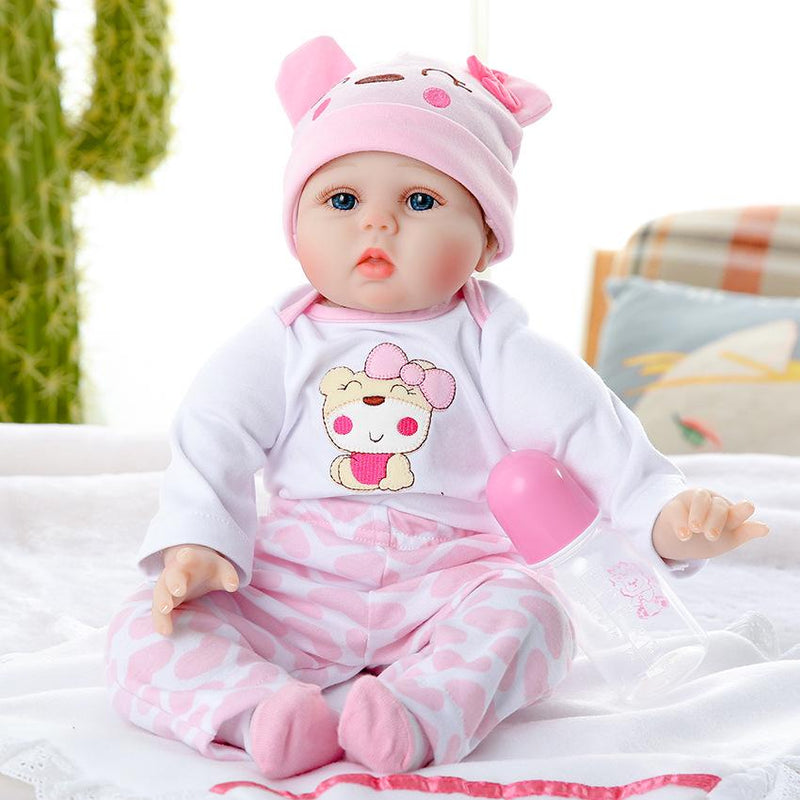 Newborn Silicone Vinyl Reborn Gift Baby Doll Handmade Reborn Doll S4791741 - Tuzzut.com Qatar Online Shopping