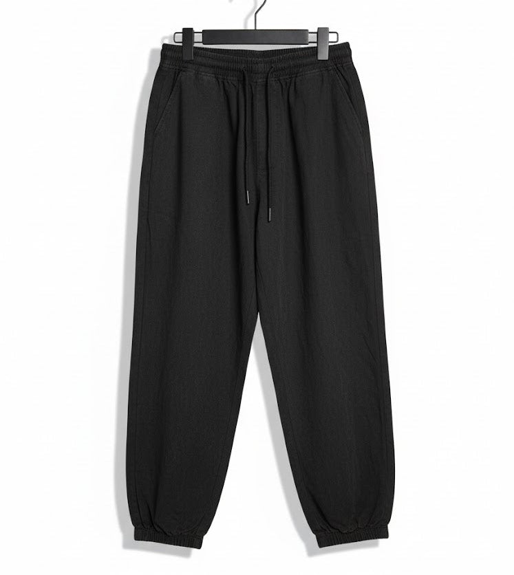 Men's Relaxed-Fit Cuffed Track Pants with Drawstring Waist L S4562500 Men's Relaxed-Fit Cuffed Track Pants with Drawstring Waist L S4562500
