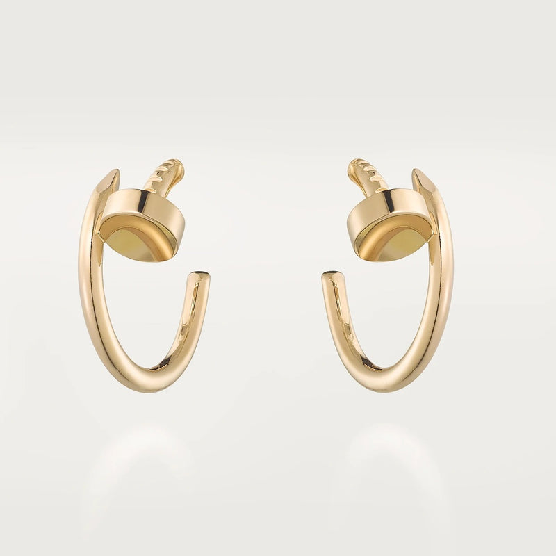 Juste Un Clou Earrings Yellow Gold DN2036 - TUZZUT Qatar Online Shopping