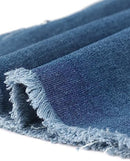 Women's Bell Bottom Jeans Casual Beaded Raw Hem Stretch Flared Denim Pants  S4912811 - TUZZUT Qatar Online Shopping